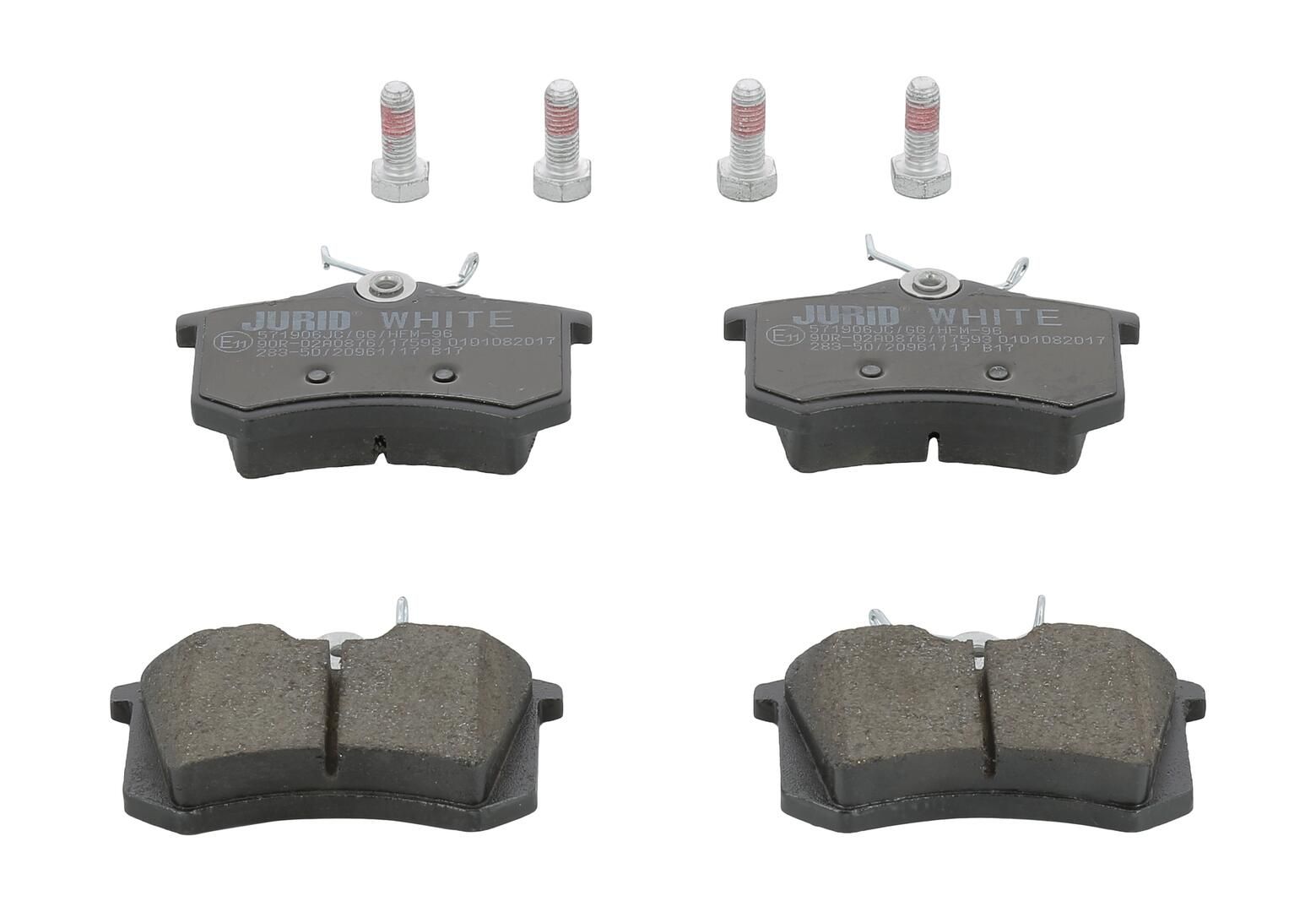 Bremsbelagsatz, Scheibenbremse