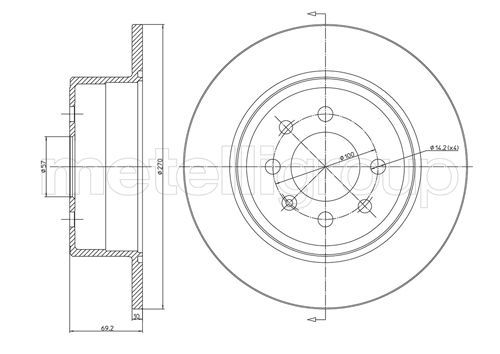 Brake Disc 23-0606C