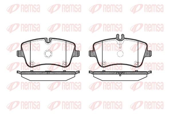 Brake Pad Set, disc brake 0768.00