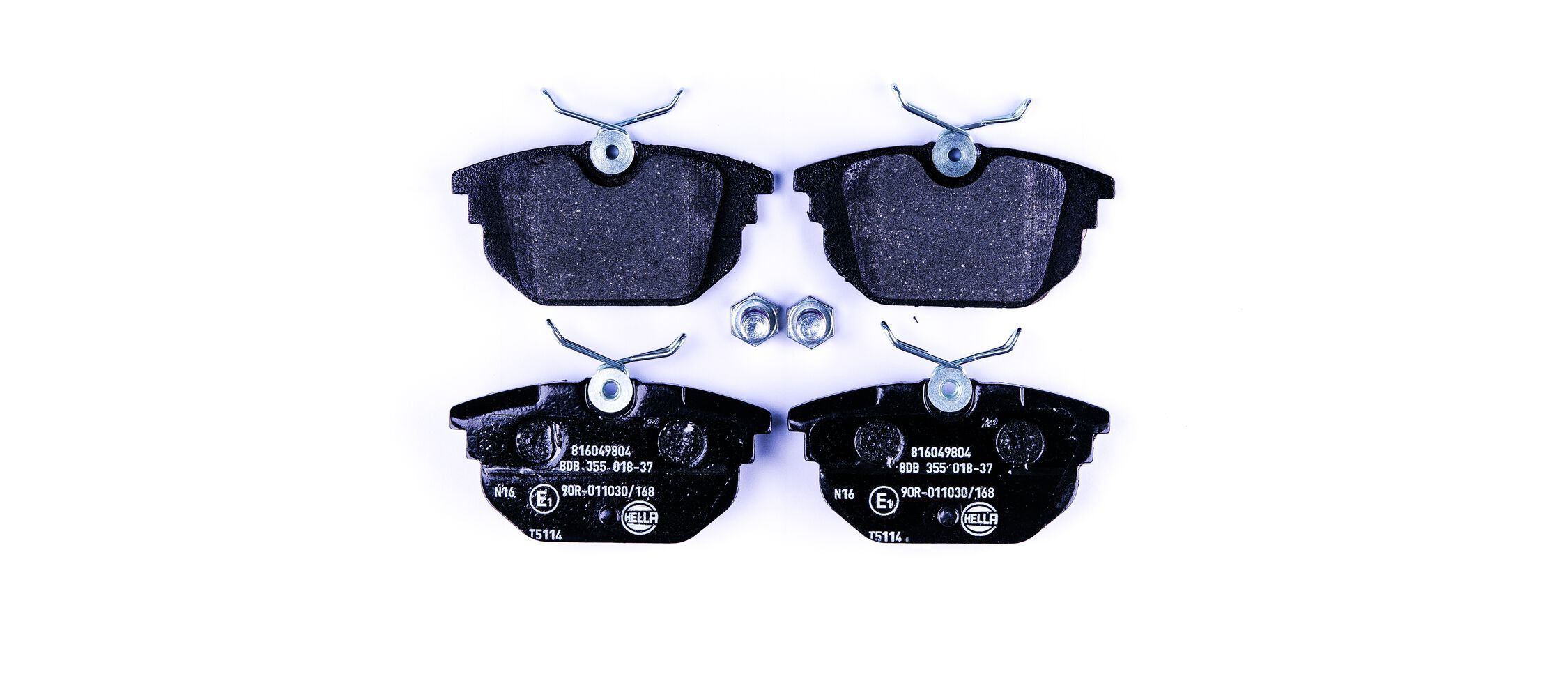 HELLA 8DB 355 018-371 - Bremsbelagsatz, Scheibenbremse