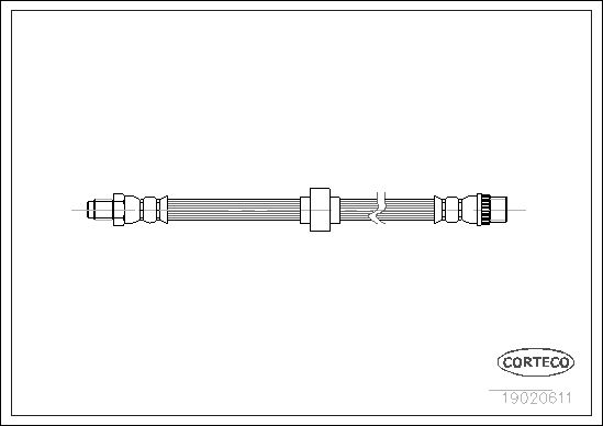 FLEXIBLE DE FREIN RENAULT LAGUNA  0705