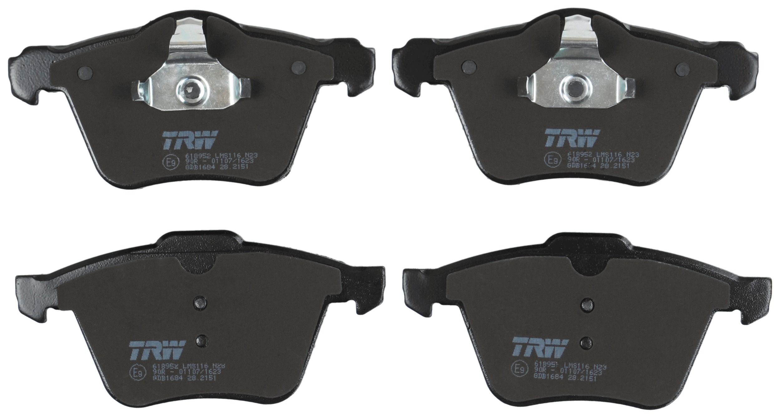 TRW DISC BRAKE PADS - TecDoc 2