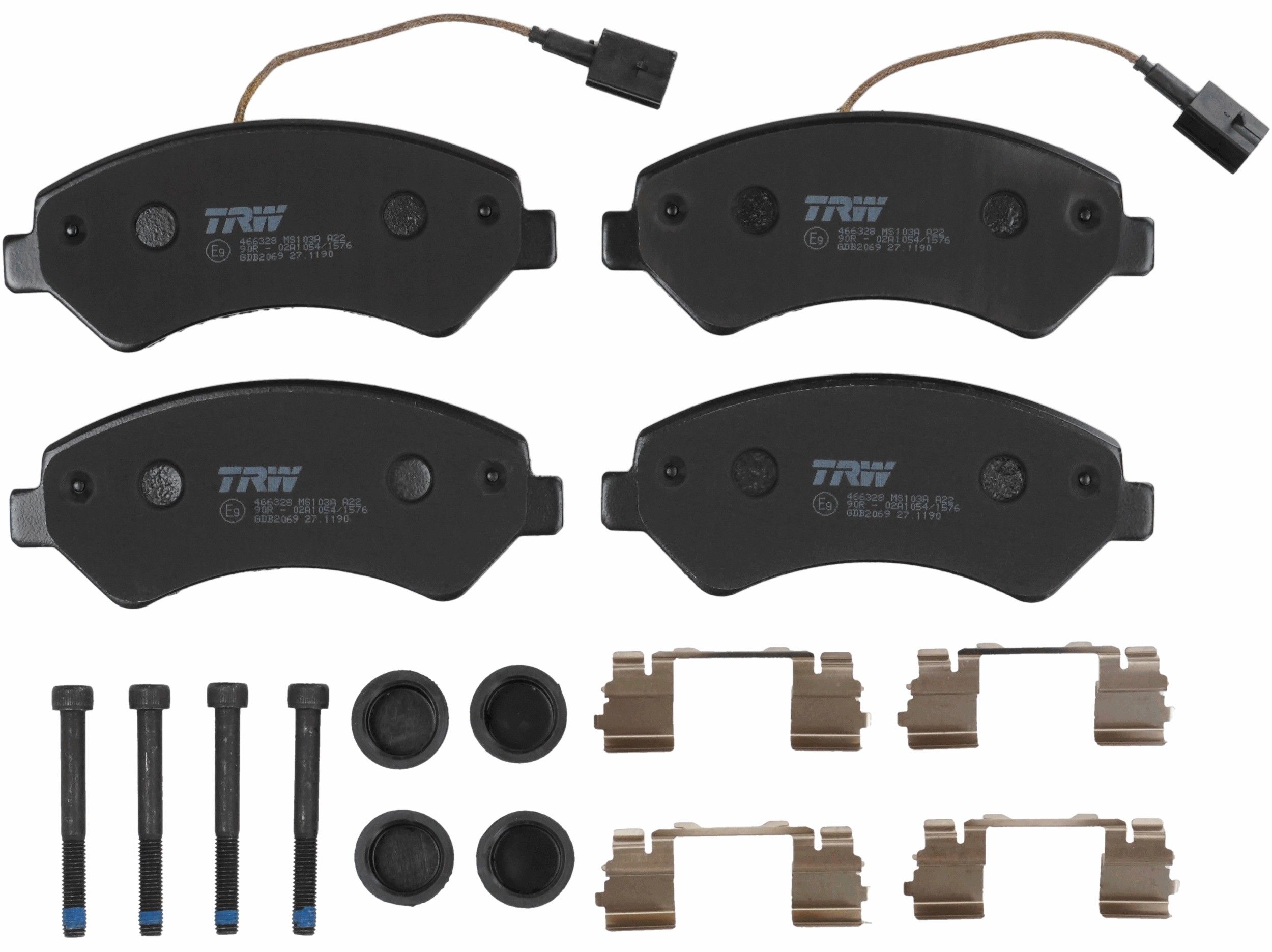 TRW DISC BRAKE PADS - TecDoc 2