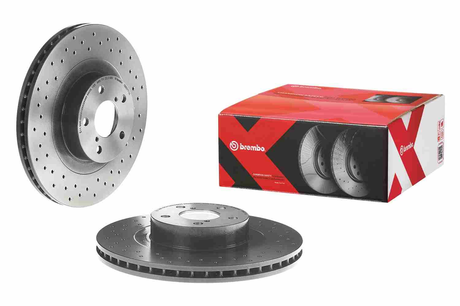 SUBARU IMPREZA G4 GJ 11-16 (FRT) *X/Drilled - TecDoc 2