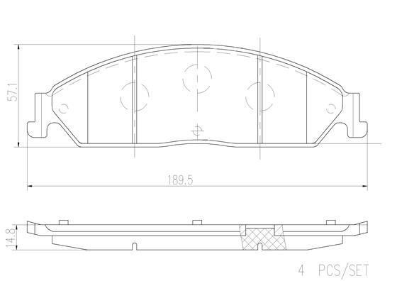 FORD FALCON(FG) 4.0 02-16 (FRT) - TecDoc 1