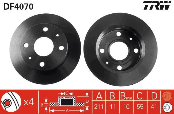 PAIRE DE DISQUES  9900