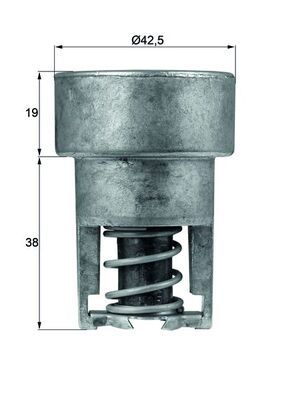 Thermostat, coolant TX 98 82