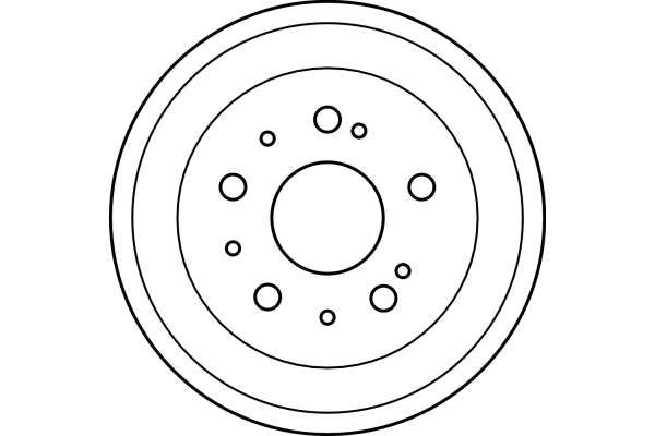 TRW BRAKE DRUM - TecDoc 2