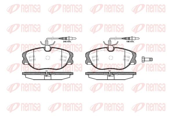 Brake Pad Set, disc brake 0305.44