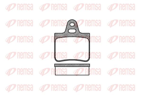 Premium Rear Brake Pad Set