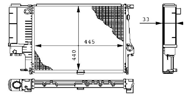 MAHLE CR 239 000S Radiator, engine cooling