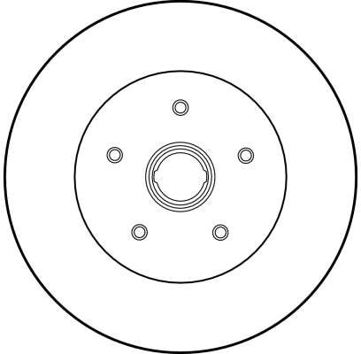 TRW BRAKE DISC - TecDoc 2