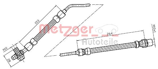 Brake Hose 4116217