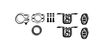 Montagesatz, Abgasanlage