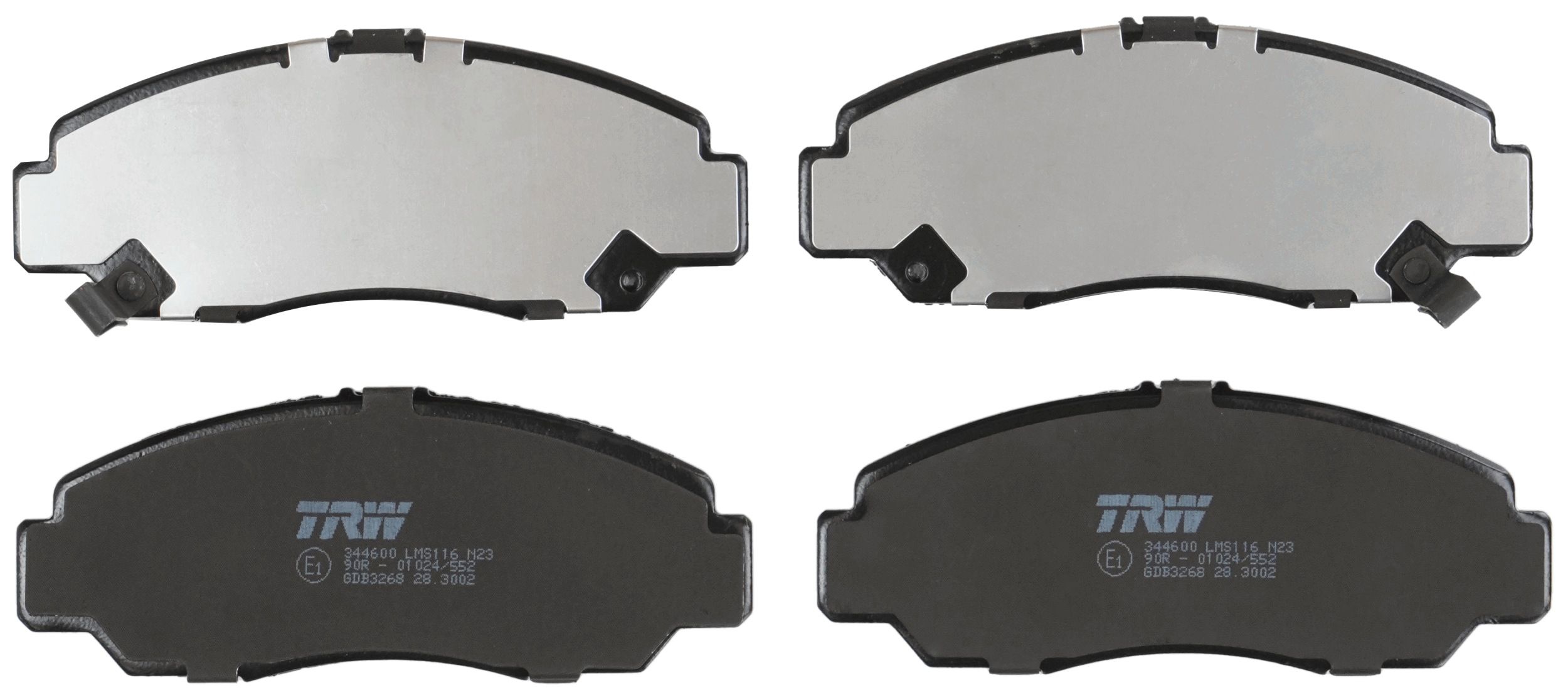 TRW DISC BRAKE PADS - TecDoc 2