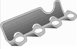 Dichtung, Abgaskr&uuml;mmer