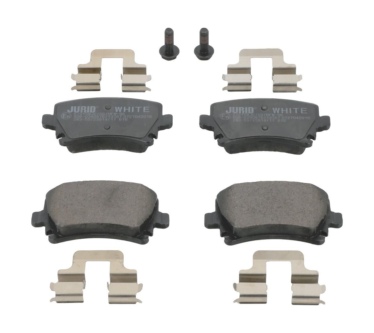 Bremsbelagsatz, Scheibenbremse