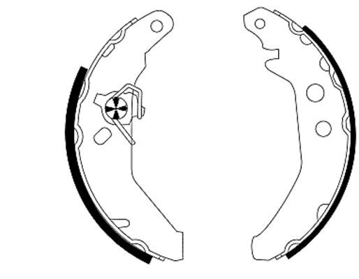 Brake Shoe Set 91041900