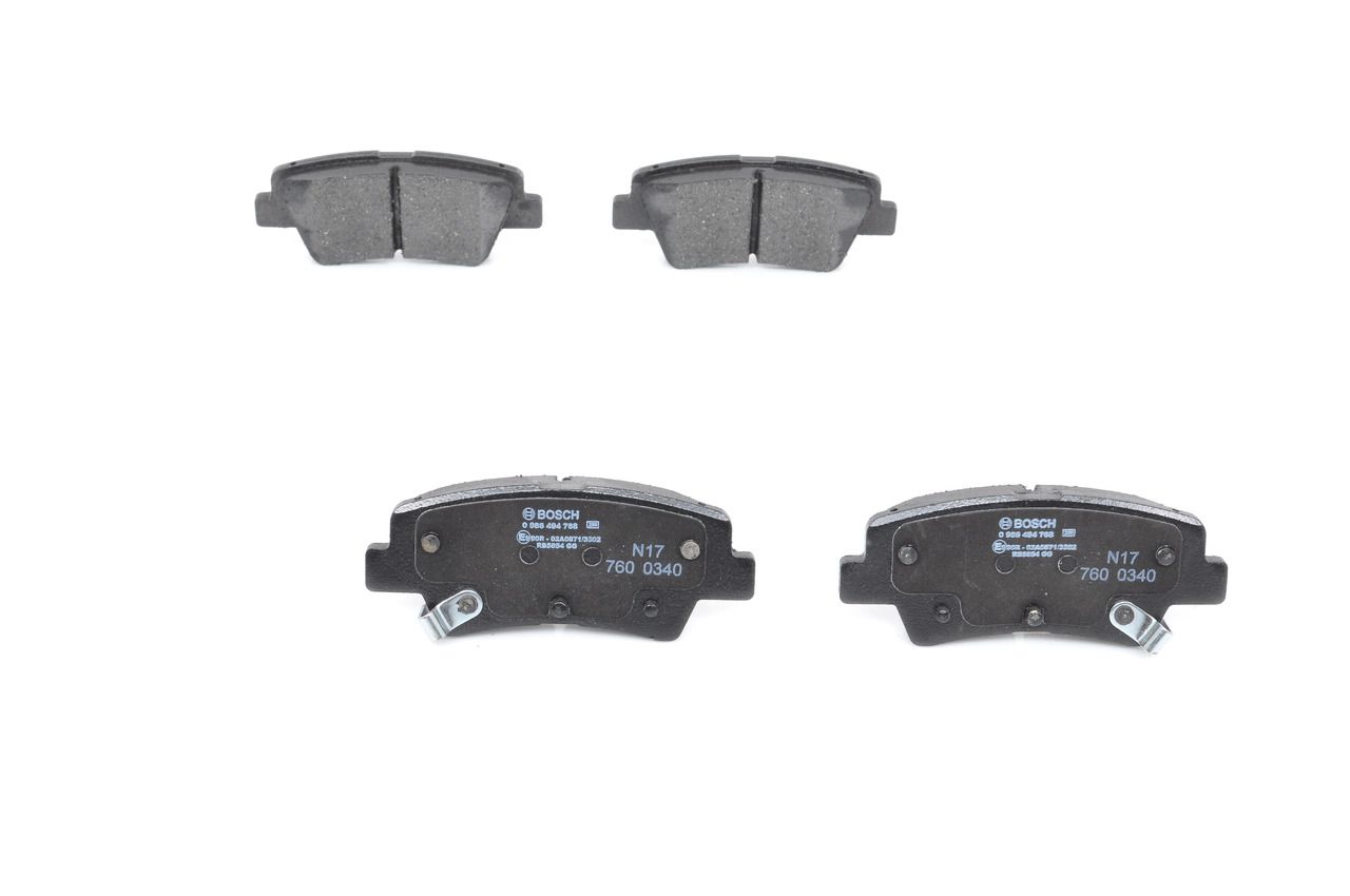 Brake Pad Set, disc brake 0 986 494 768