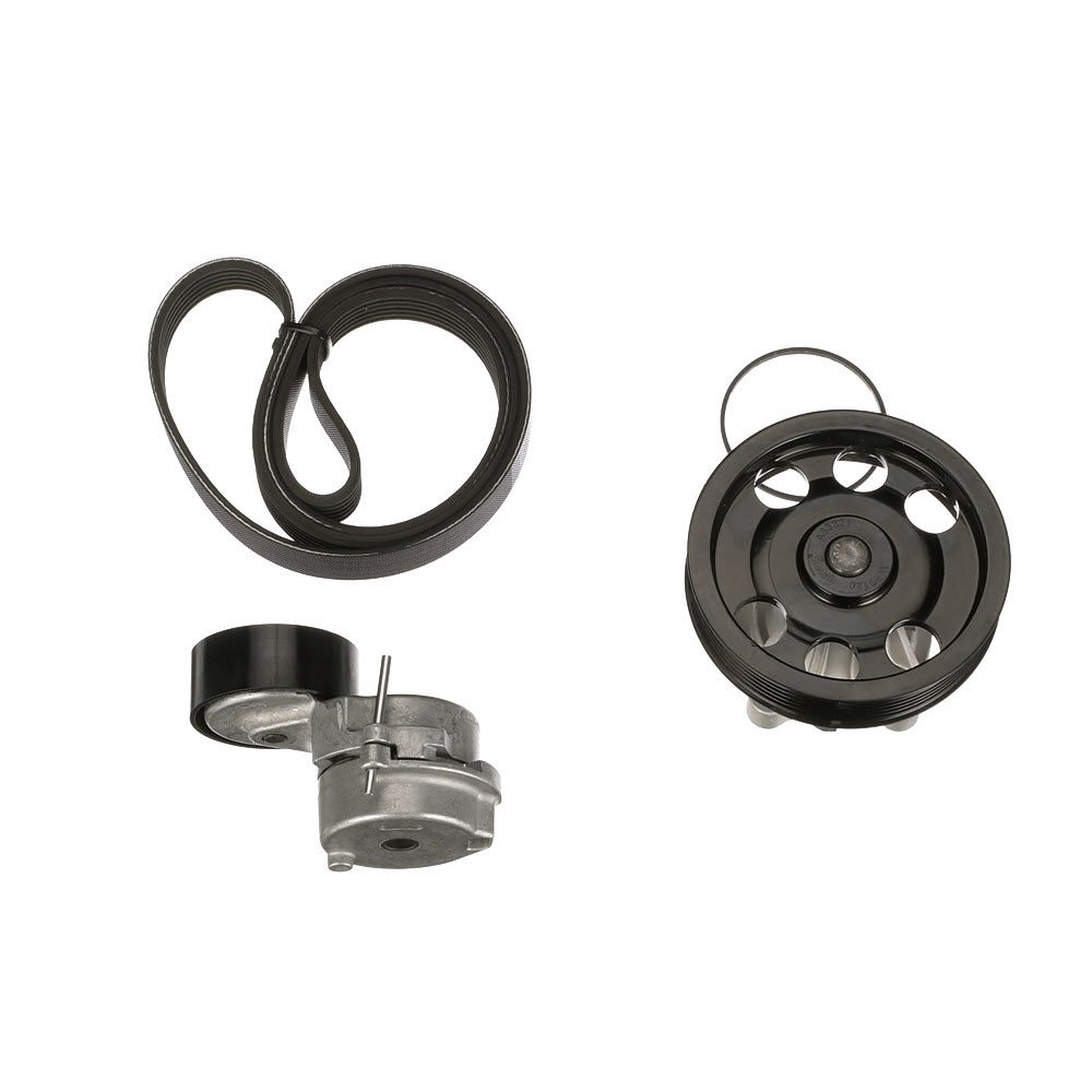 vandens siurblys + V formos rumbuotas diržas, komplektas