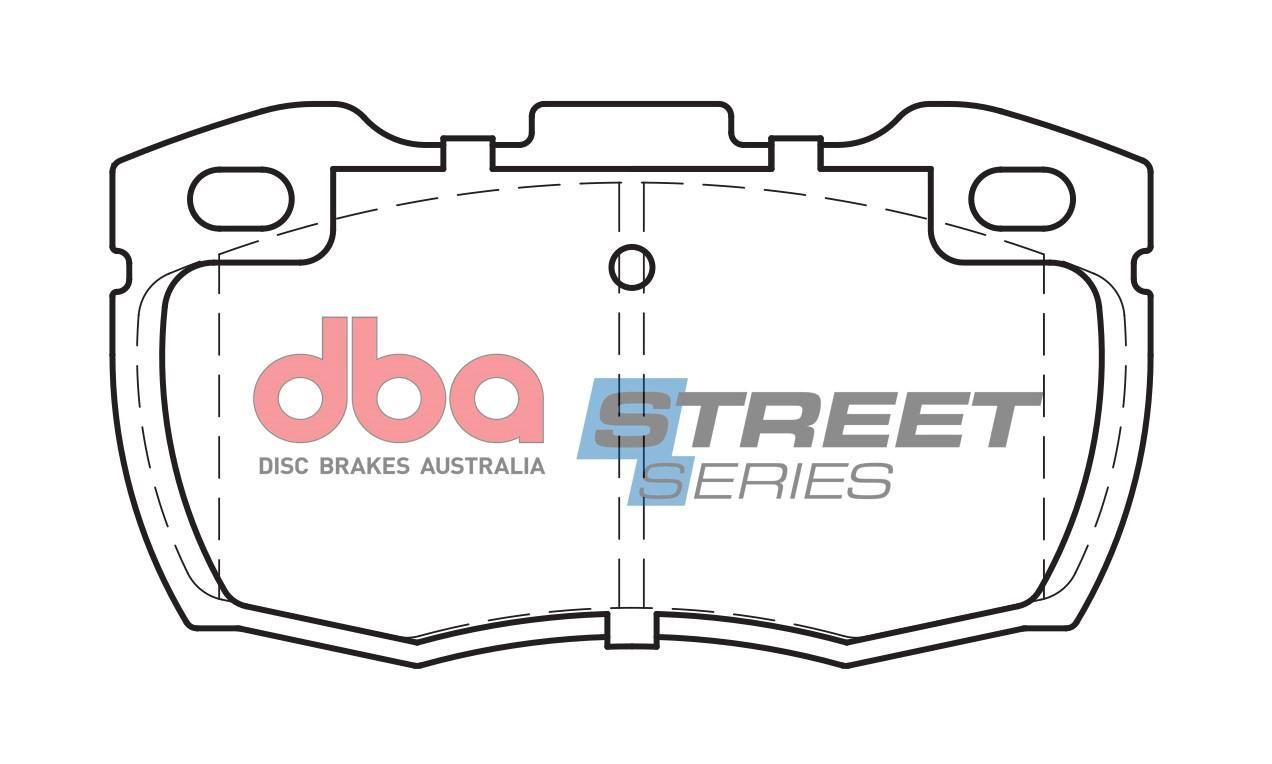 DBA SS STREET SERIES BRAKE PADS [ Landrover Defender 1993-2014 F ] - TecDoc Only