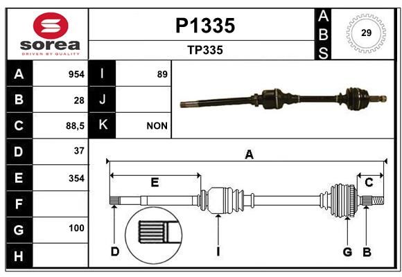 TRANS 605 BV ME5T APRES 07-94 ABS  .