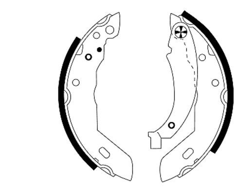 Brake Shoe Set 91031200