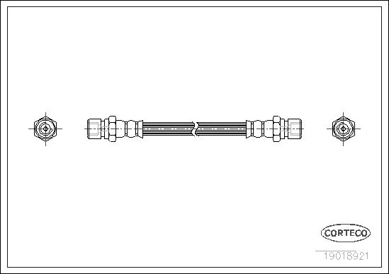 FLEXIBLE DE FREIN VW BEETLE  0705