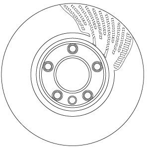 TRW BRAKE DISC - TecDoc 2