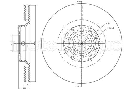 Brake Disc 23-0726C