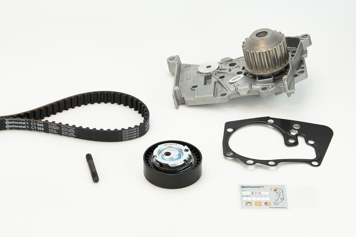 CONTINENTAL CTAM CT988WP3 Water Pump & Timing Belt Kit