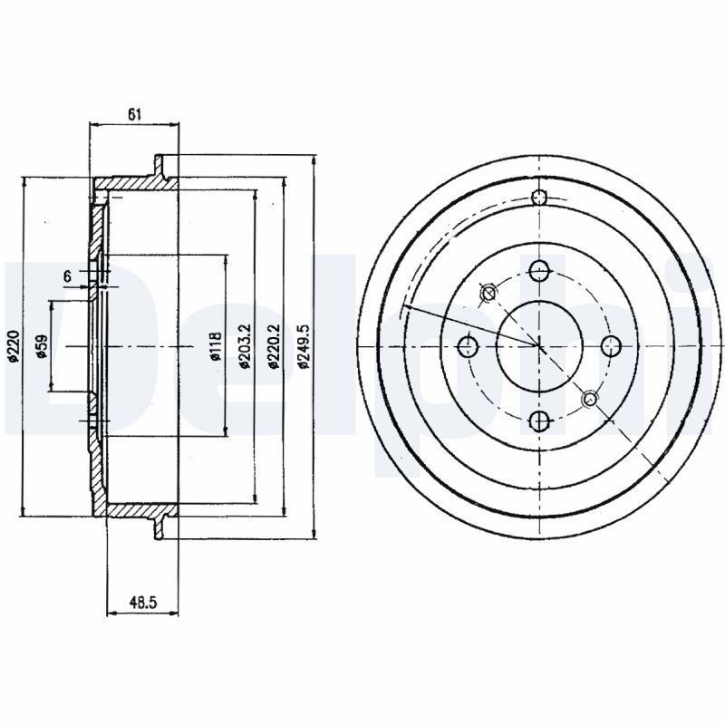 TAMBOUR DE FREIN  0702