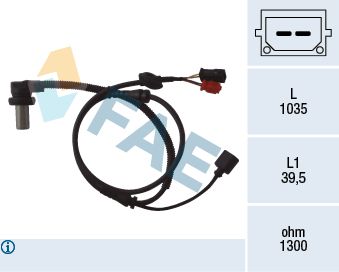 FAE 78059 - Sensor, Raddrehzahl