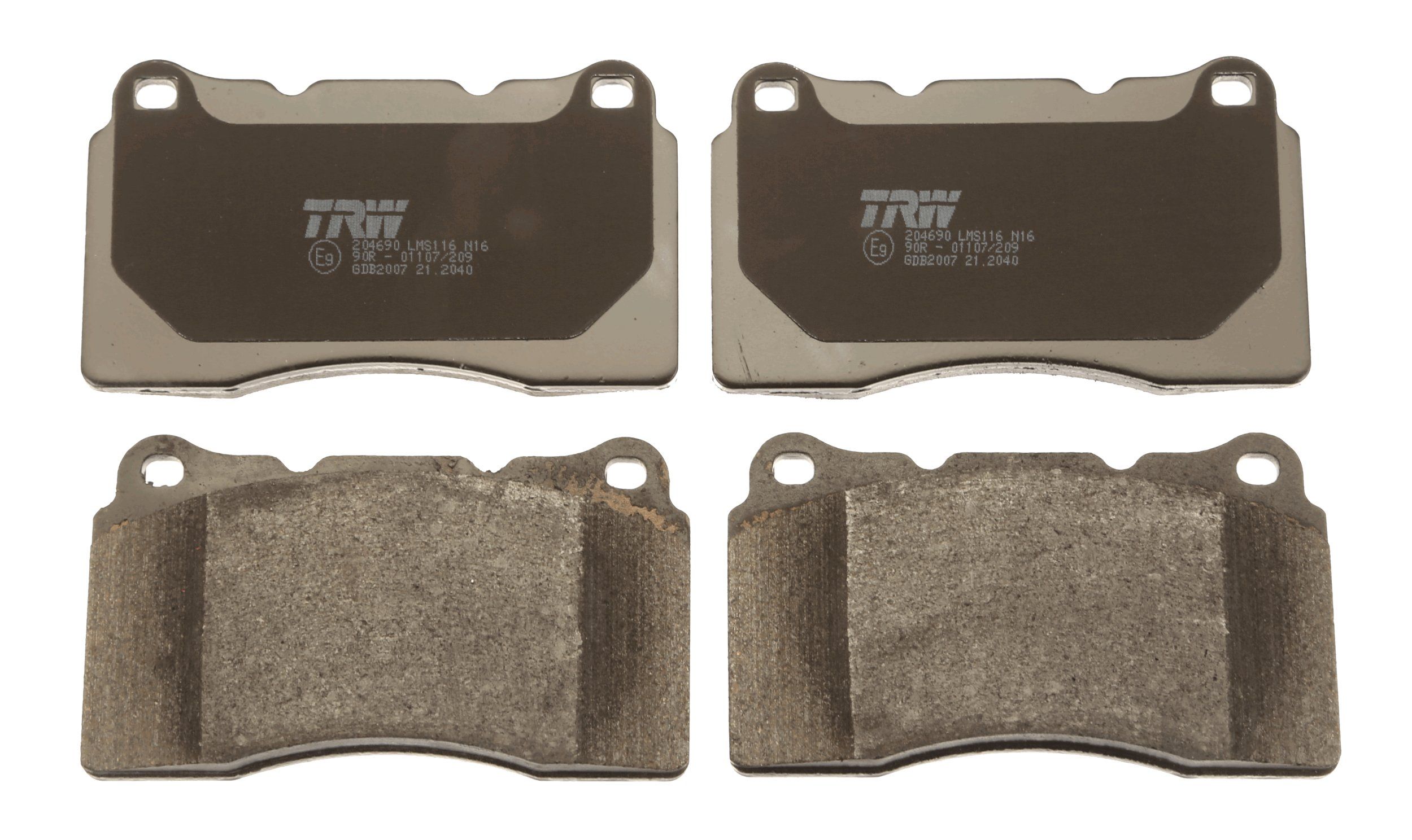 TRW DISC BRAKE PADS - TecDoc 2
