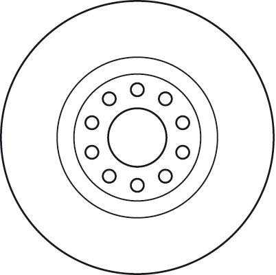 TRW BRAKE DISC - TecDoc 2