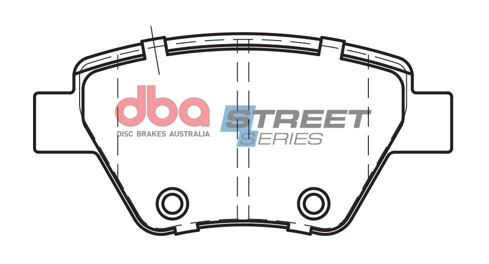 DBA SS STREET SERIES BRAKE PADS [ Audi 2007 - on R ] - TecDoc Only