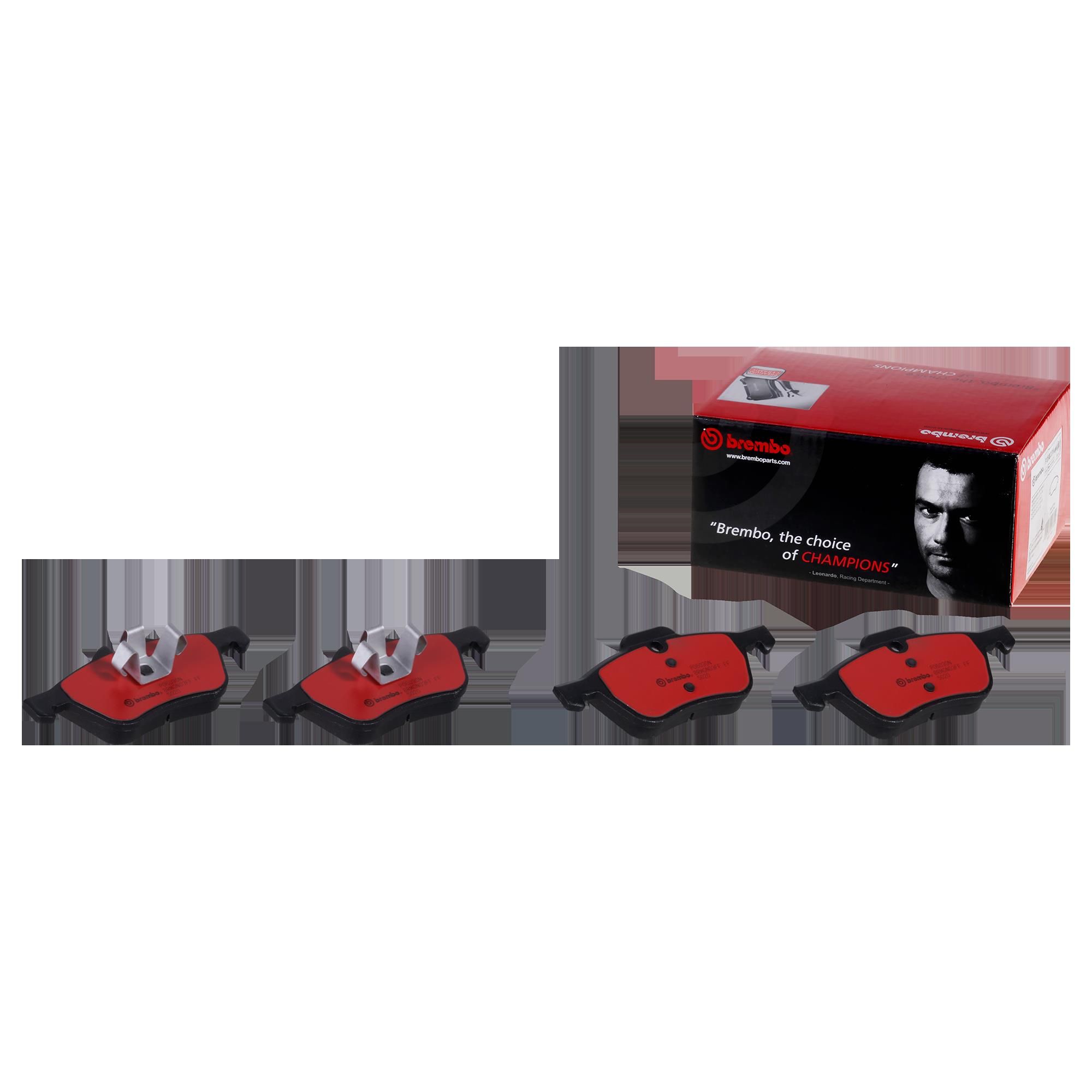 BREMBO DISC PAD -  MINI COOPER R50 00-06 (FRT) - TecDoc 1