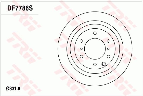 TRW BRAKE DISC - TecDoc Only