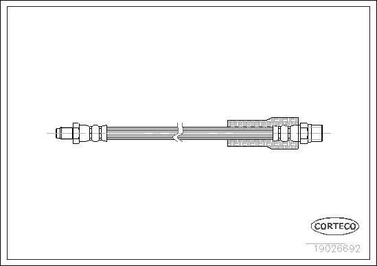 FLEXIBLE DE FREIN BMW SERIE 3  0705