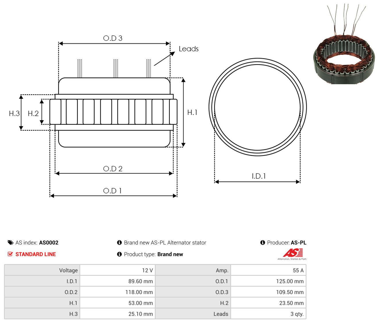 Stator, Generator