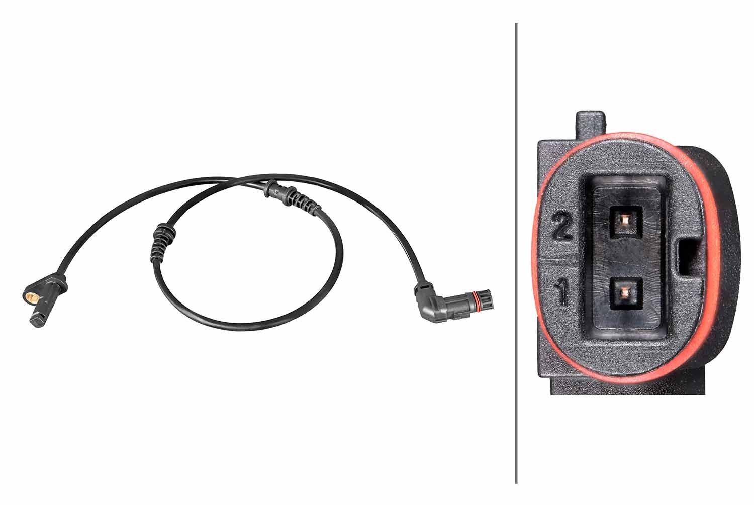 Hella 6PU 358 216-631 Sensor, Raddrehzahl