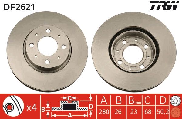 PAIRE DE DISQUES  9900