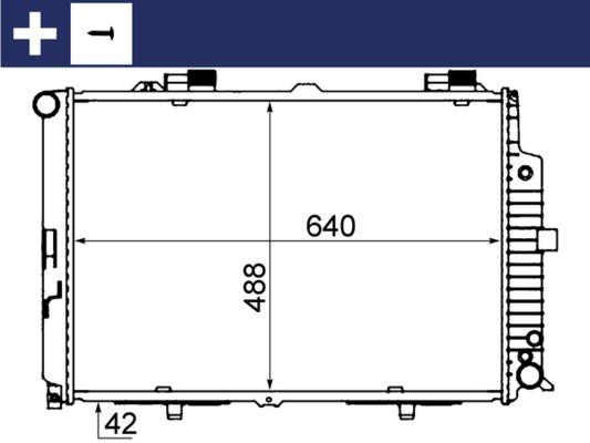 MAHLE CR 318 000S - K&uuml;hler, Motork&uuml;hlung