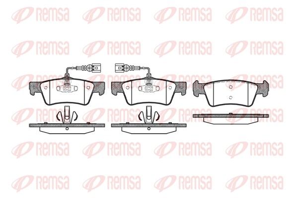 Brake Pad Set, disc brake 1187.02