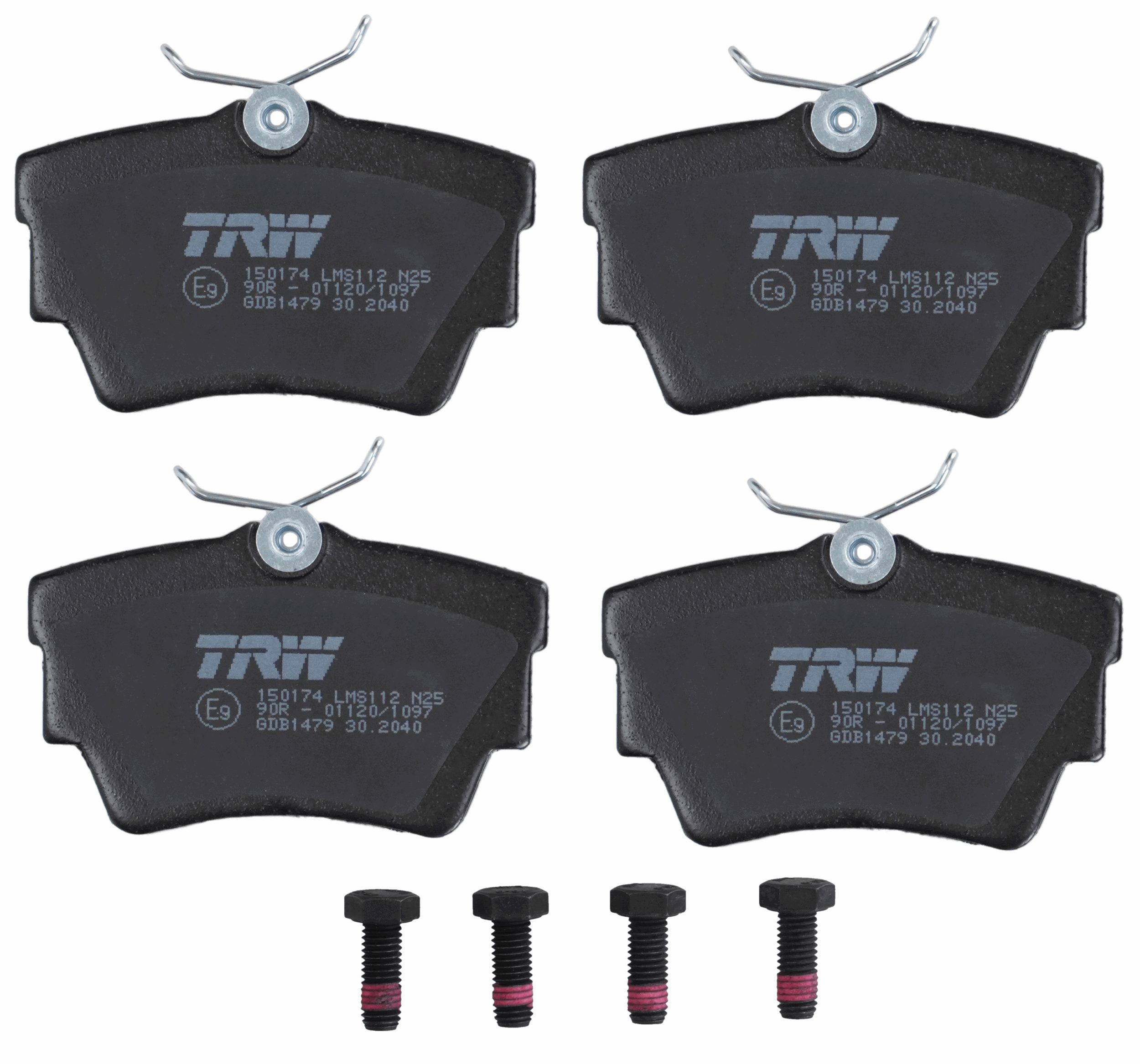 TRW GDB1479 - Bremsbelagsatz, Scheibenbremse COTEC