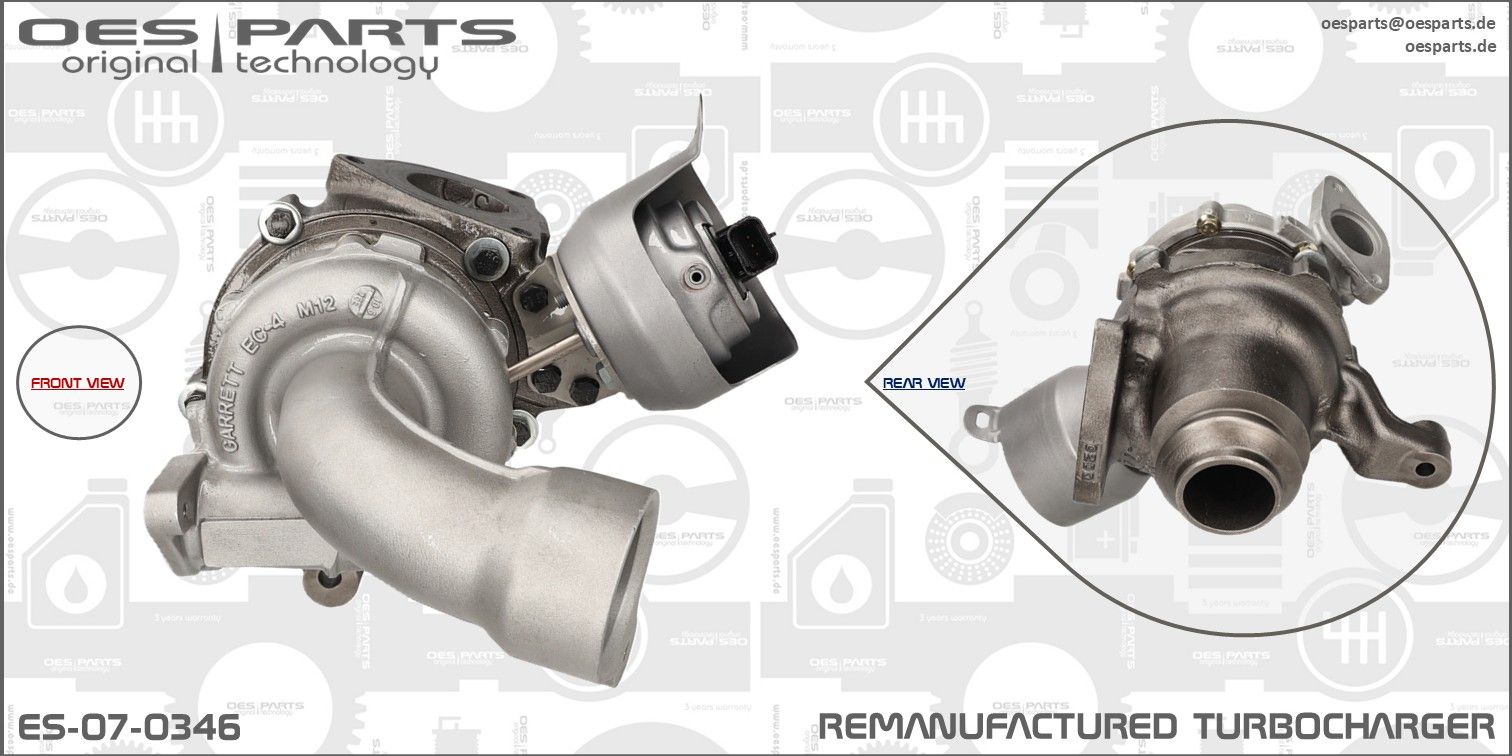 OES PARTS ES-07-0346 - Lader, Aufladung