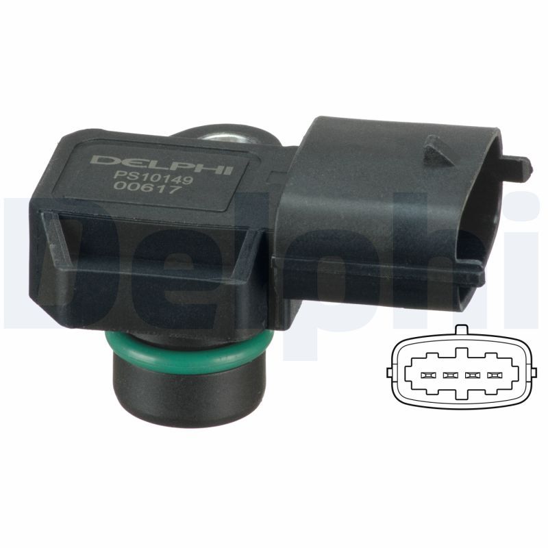 Sensor, presión de sobrealimentación