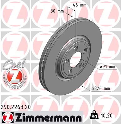 Brake Disc 290.2263.20