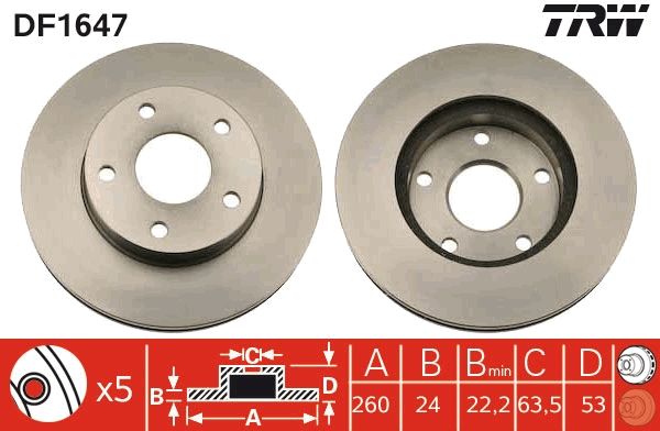 Brake Disc DF1647