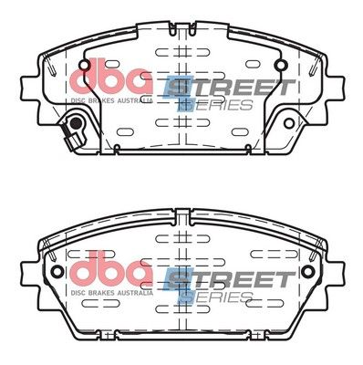 DBA SS STREET SERIES BRAKE PADS [ Mazda 3 BP 2019 -> F ] - TecDoc Only